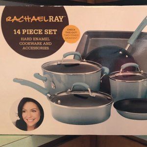 Rachel Ray Light Blue Cookware Set